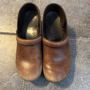 Dansko brown leather shoes